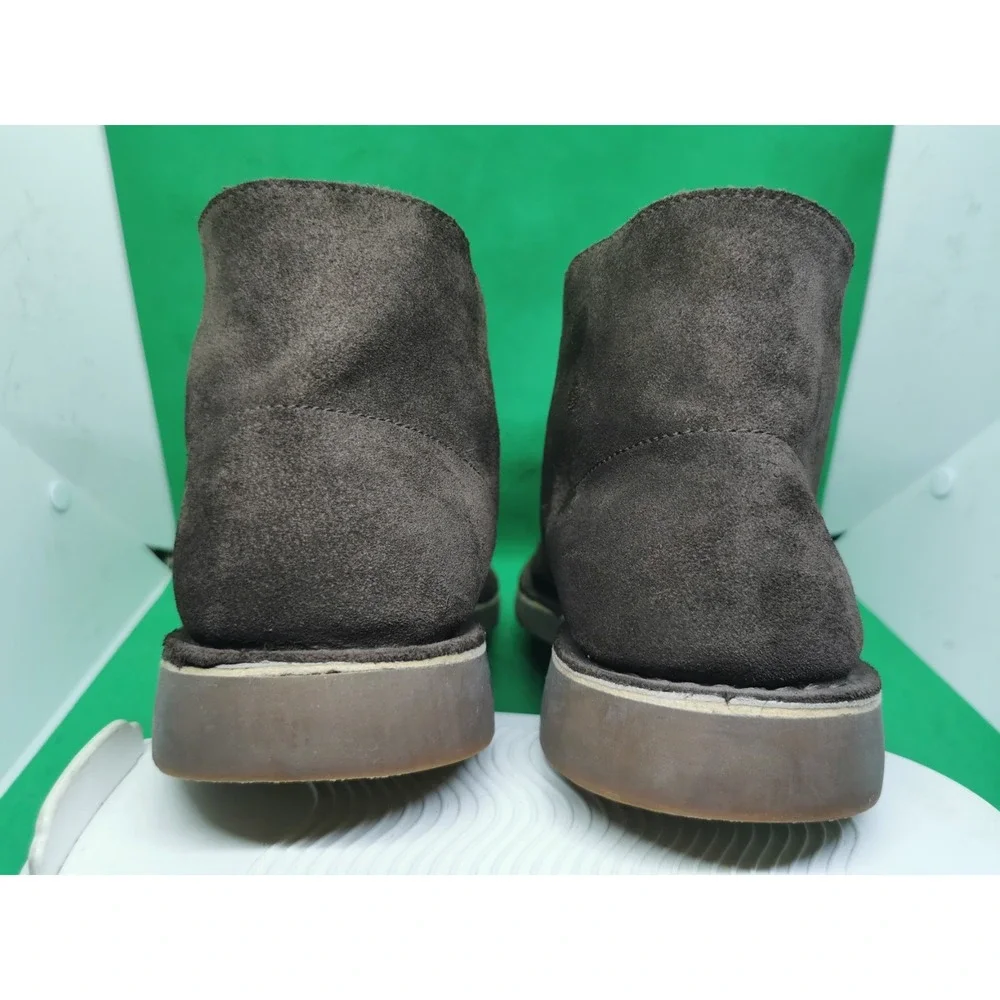 Clarks Bushacre 2 Chukka Brown Suede Leather Chukka Boots Lace Up Men Size 13 M